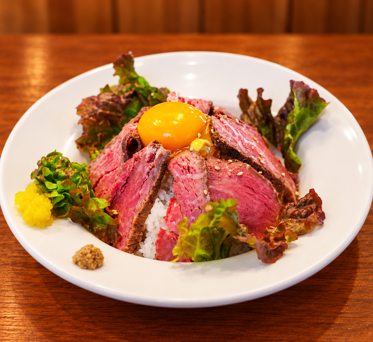 ローストビーフ丼ランチ
