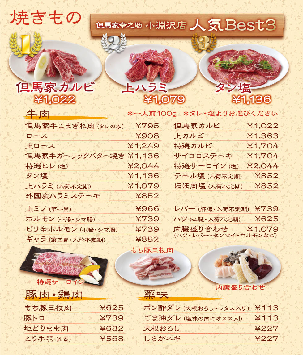 メニュー1